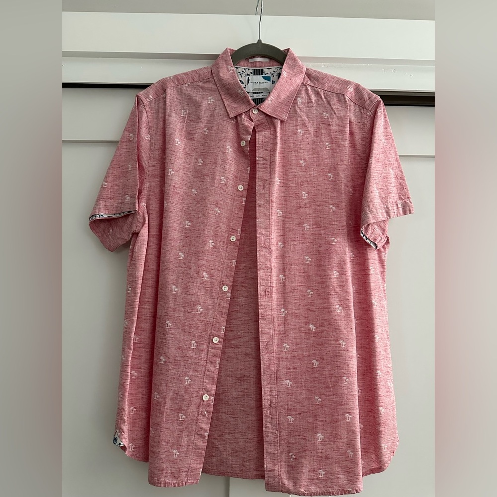 Denim & Flower short sleeve shirt